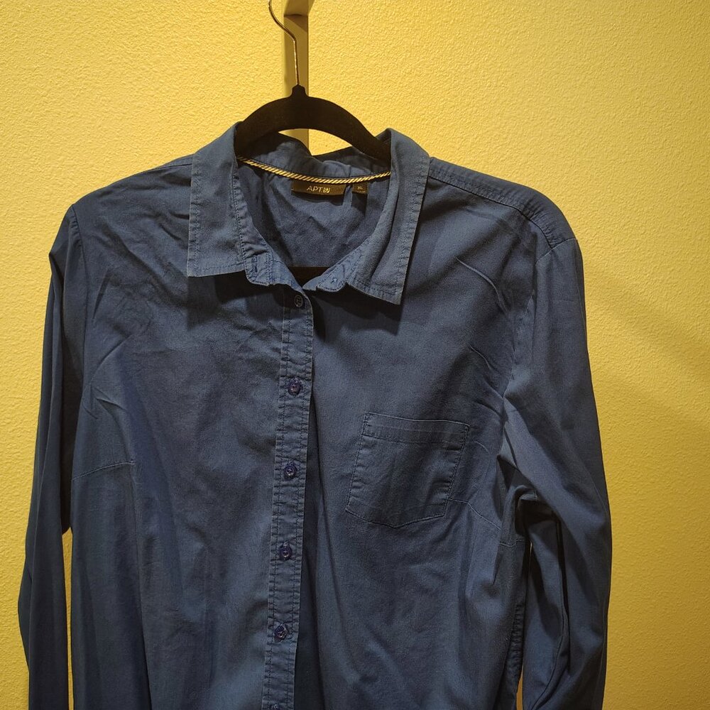 Apt. 9 Women's Button Front Collared Blouse Size … - image 2